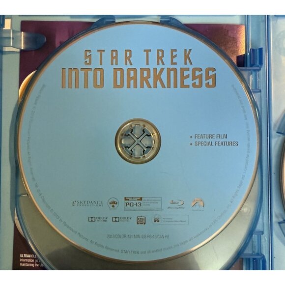 Star Trek Into Darkness (Blu-ray 3D) Lenticular Slipcover, Chris Pine, Sci-Fi - Picture 6 of 7